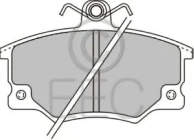 Комплект тормозных колодок, дисковый тормоз EEC купить