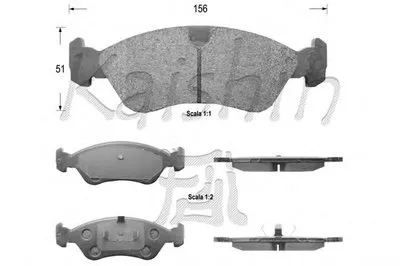 Комплект тормозных колодок, дисковый тормоз KAISHIN купить