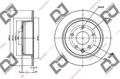 Тормозной диск DJ PARTS купить