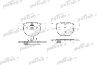 Комплект тормозных колодок, дисковый тормоз PATRON купить