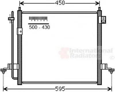 Конденсатор, кондиционер VAN WEZEL купить