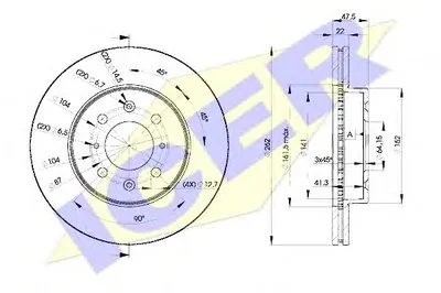 Тормозной диск ICER купить