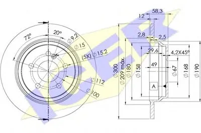 Тормозной диск ICER купить