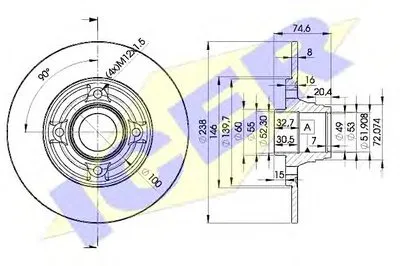 Тормозной диск ICER купить