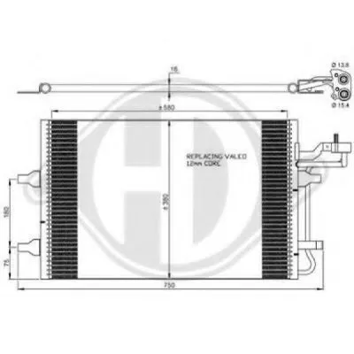 Конденсатор, кондиционер DIEDERICHS купить