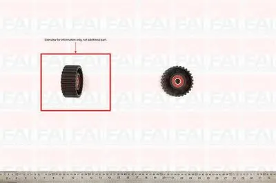 Паразитный / Ведущий ролик, зубчатый ремень FAI AutoParts купить