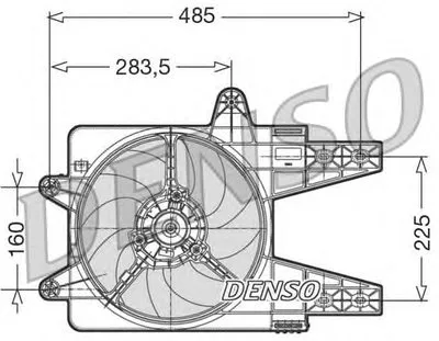 Вентилятор, охлаждение двигателя NPS купить
