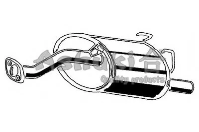 Глушитель выхлопных газов конечный ASHUKI купить