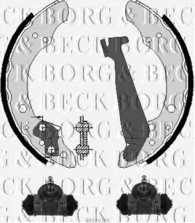 Комплект тормозных колодок BORG & BECK купить