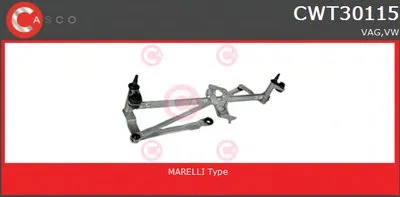 Система тяг и рычагов привода стеклоочистителя GENUINE SERIES CASCO купить