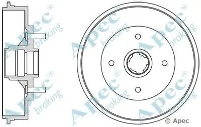 Тормозной барабан APEC braking купить