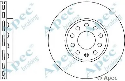 Тормозной диск APEC braking купить