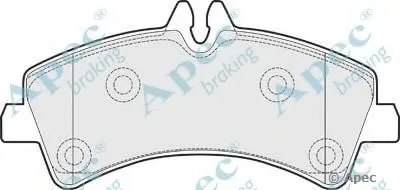 Комплект тормозных колодок, дисковый тормоз APEC braking купить