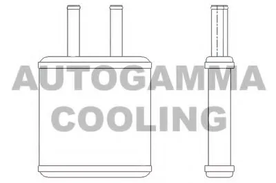 Теплообменник, отопление салона AUTOGAMMA купить