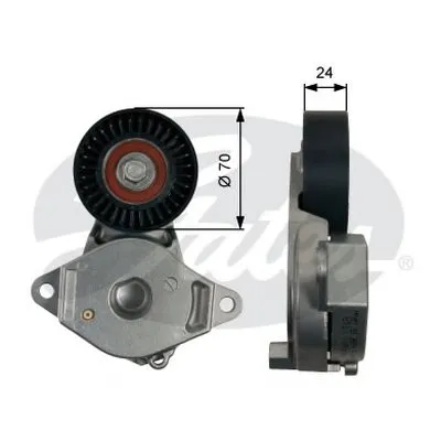 Натяжной ролик, поликлиновой  ремень DriveAlign® GATES купить