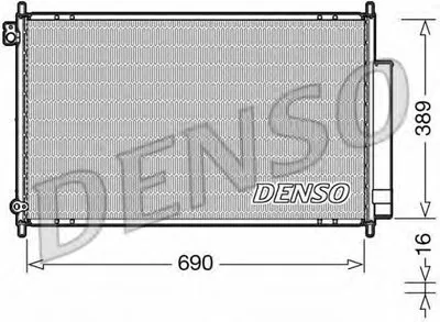 Конденсатор, кондиционер DENSO купить