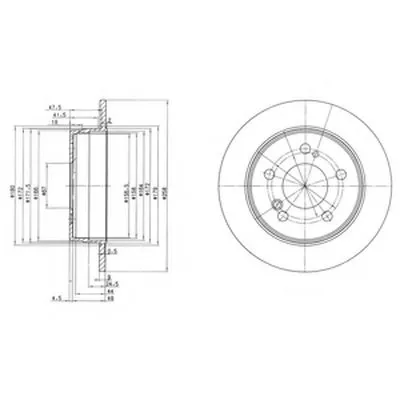 Тормозной диск DELPHI купить
