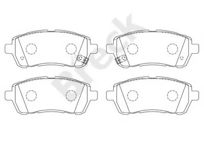 Комплект тормозных колодок, дисковый тормоз BRECK купить