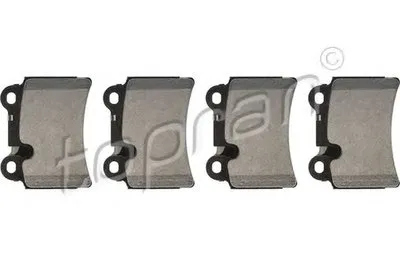 Комплект тормозных колодок, дисковый тормоз TOPRAN купить