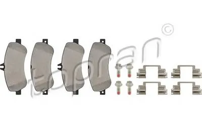 Комплект тормозных колодок, дисковый тормоз TOPRAN купить