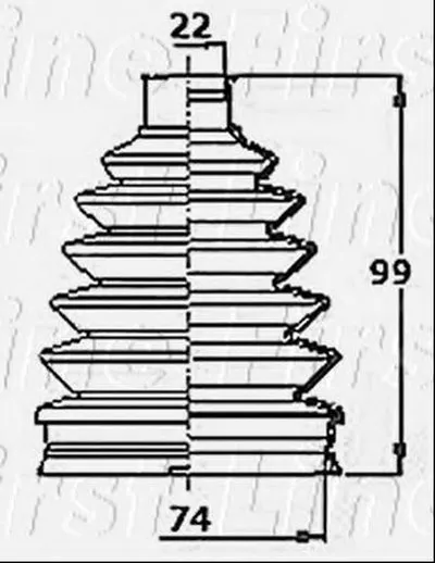 Пыльник, приводной вал FIRST LINE купить