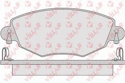 Комплект тормозных колодок, дисковый тормоз VILLAR купить