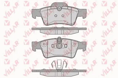 Комплект тормозных колодок, дисковый тормоз VILLAR купить