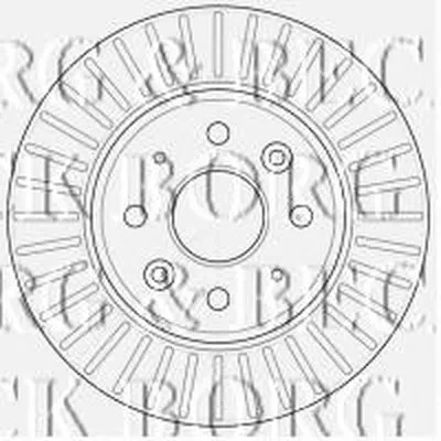 Тормозной диск BORG & BECK купить