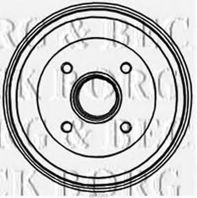 Тормозной барабан BORG & BECK купить