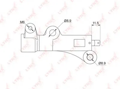 Успокоитель, зубчатый ремень LYNXauto купить