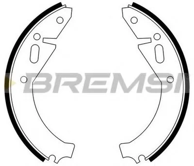 Комплект тормозных колодок BREMSI купить