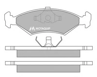 Комплект тормозных колодок, дисковый тормоз MOTAQUIP купить