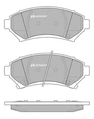 Комплект тормозных колодок, дисковый тормоз MOTAQUIP купить