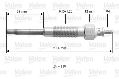 Свеча накаливания VALEO купить