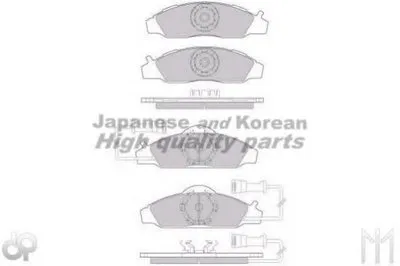 Комплект тормозных колодок, дисковый тормоз ASHUKI купить