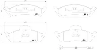 Комплект тормозных колодок, дисковый тормоз HELLA купить