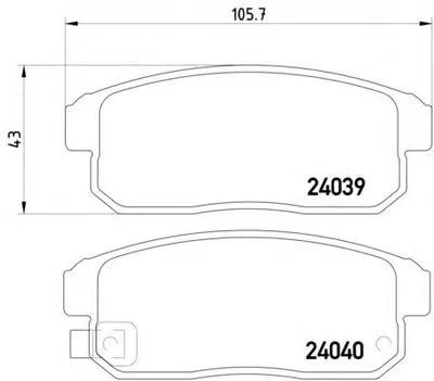 Комплект тормозных колодок, дисковый тормоз HELLA купить