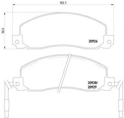 Комплект тормозных колодок, дисковый тормоз HELLA купить