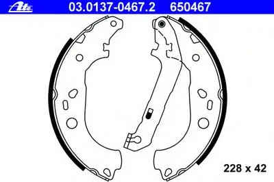 Комплект тормозных колодок ATE купить