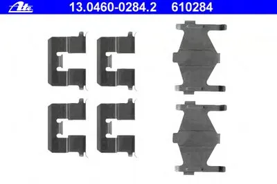 Комплектующие, колодки дискового тормоза ATE купить