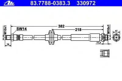 Тормозной шланг ATE купить