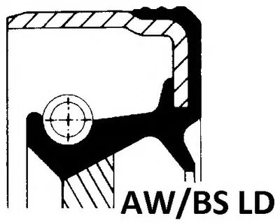 Уплотняющее кольцо, коленчатый вал; Уплотнительное кольцо ELRING купить
