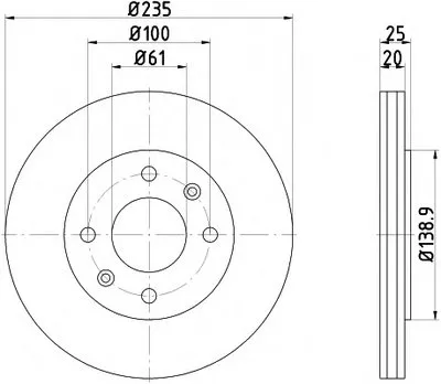Тормозной диск MINTEX купить