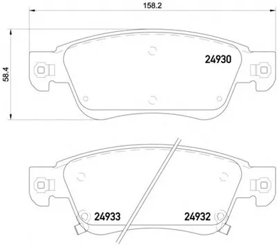 Комплект тормозных колодок, дисковый тормоз HELLA PAGID купить