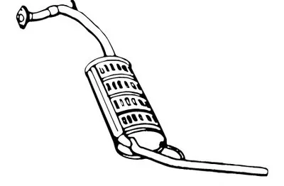 Глушитель выхлопных газов конечный WALKER купить