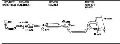Система выпуска ОГ WALKER купить