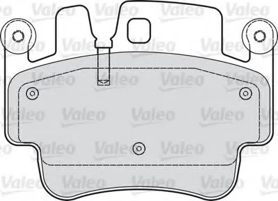 Комплект тормозных колодок, дисковый тормоз VALEO купить