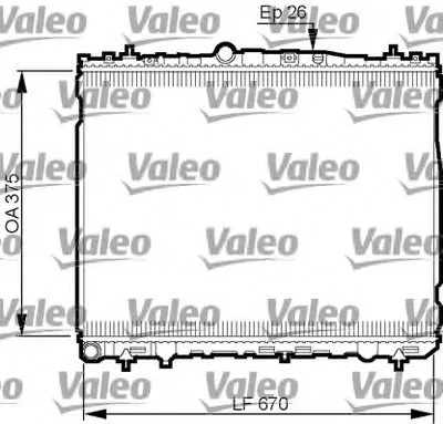 Радиатор, охлаждение двигателя VALEO купить
