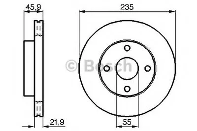Тормозной диск BOSCH купить