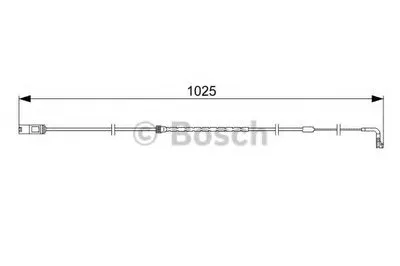 Сигнализатор, износ тормозных колодок BOSCH купить